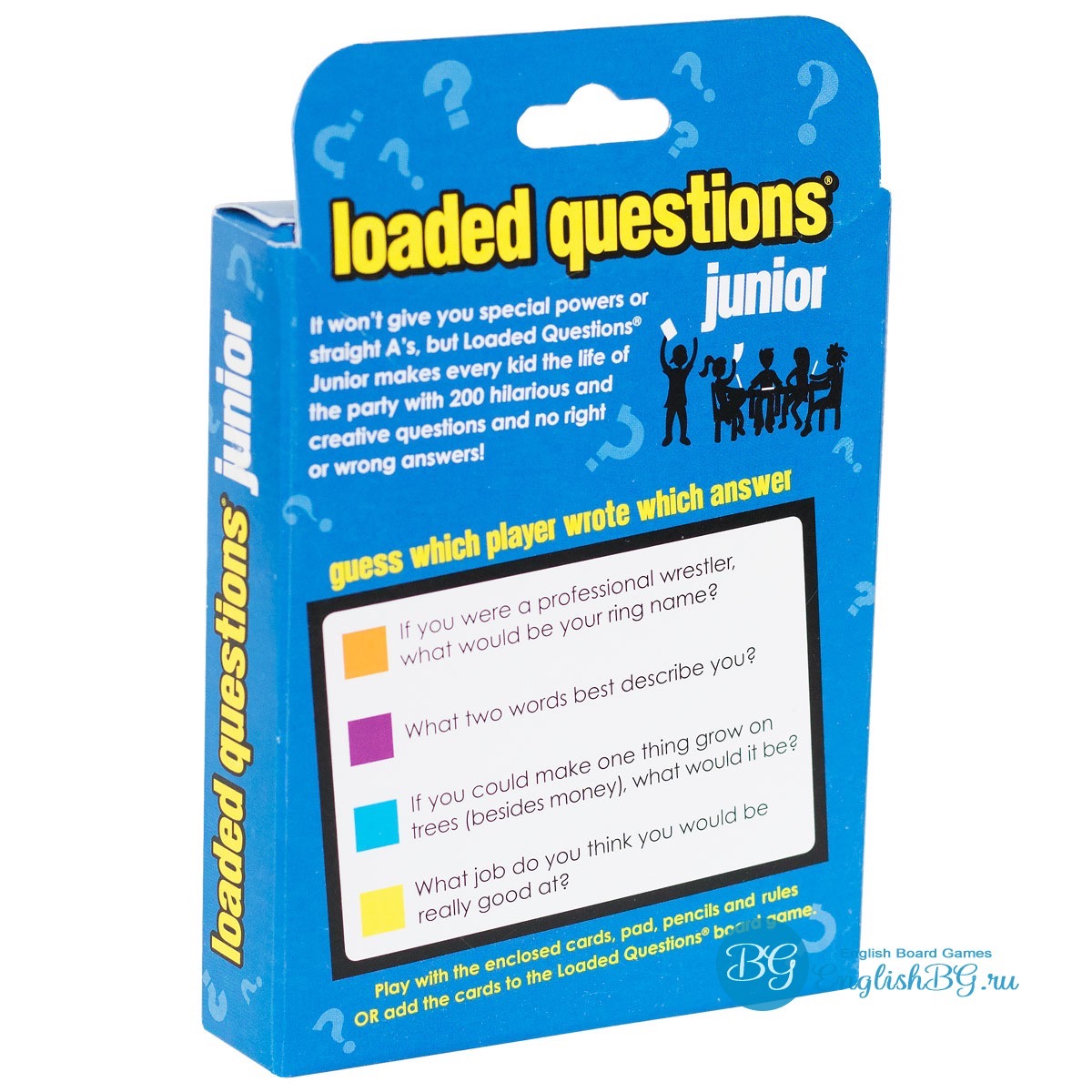 instructions for loaded questions game