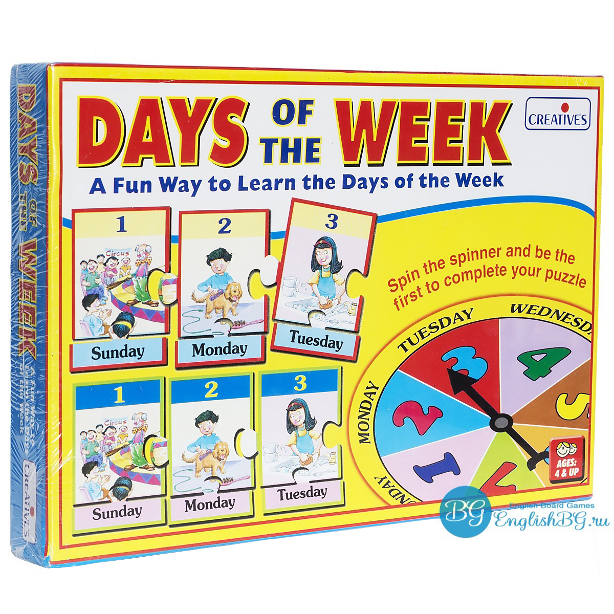 DAYS OF THE WEEK | Настольные игры для изучения английского языка